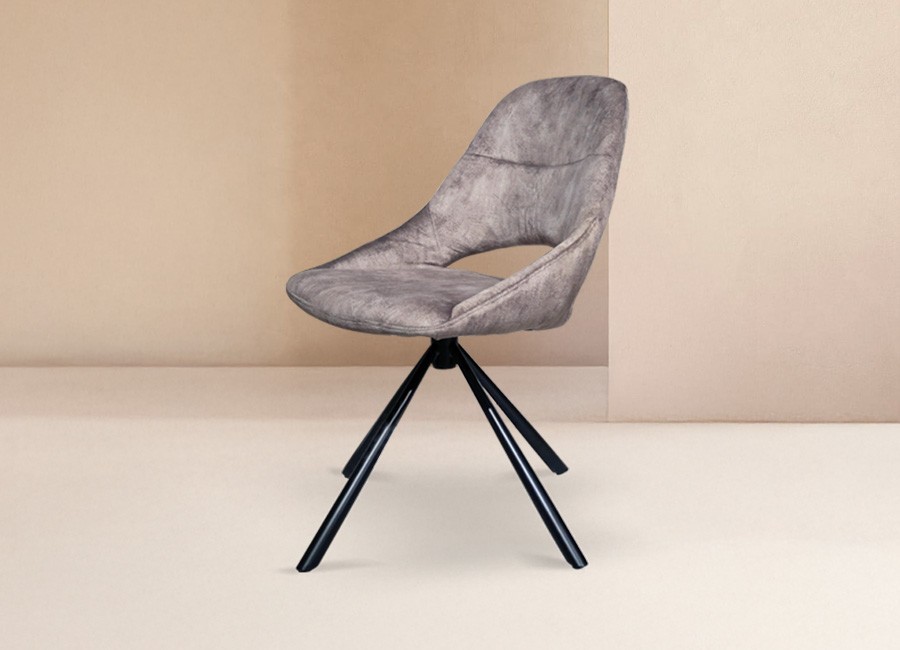 Silla giratoria Ima color mouse