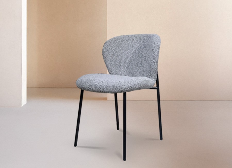 Silla Jeny color gris claro
