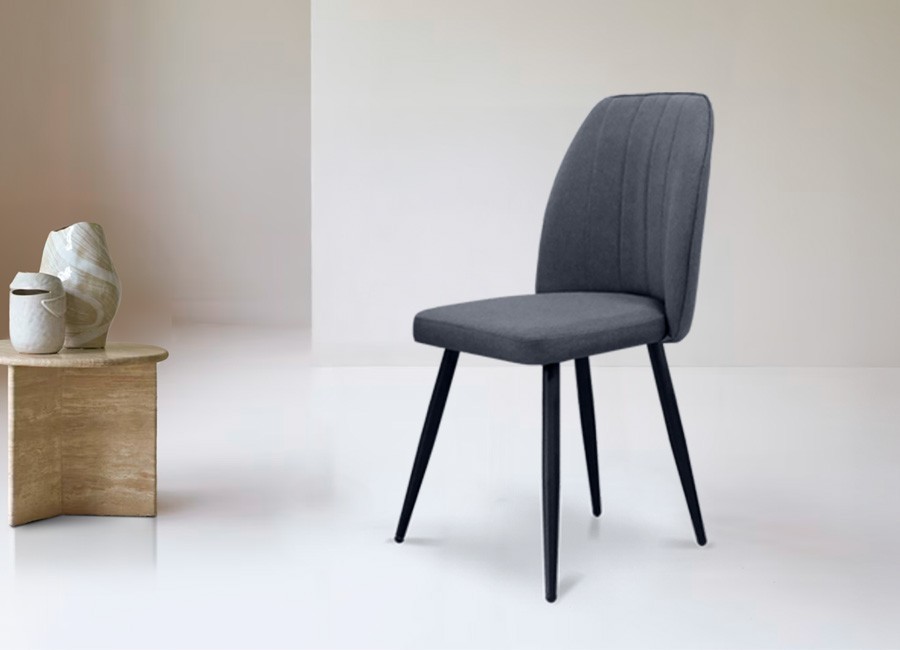 Silla Sousse gris oscuro