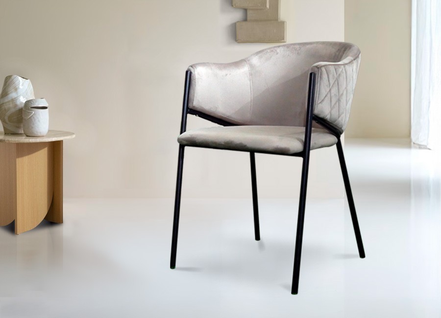 Silla Tánger marrón claro