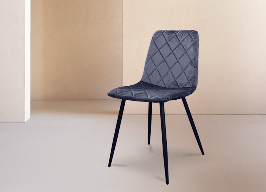 Silla Positano gris oscuro