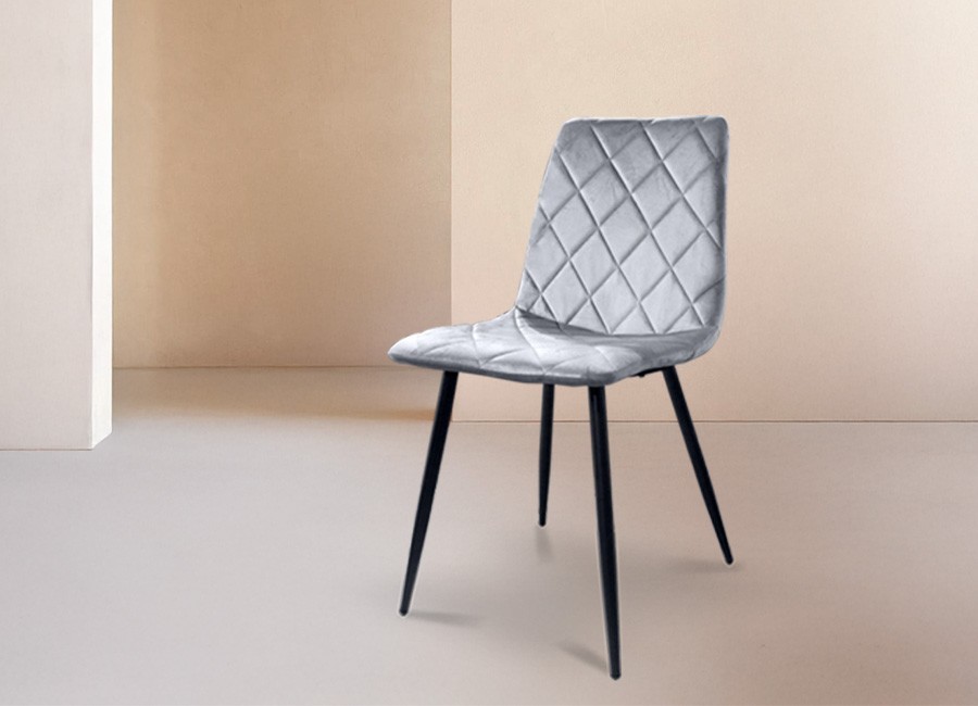 Silla Positano gris claro