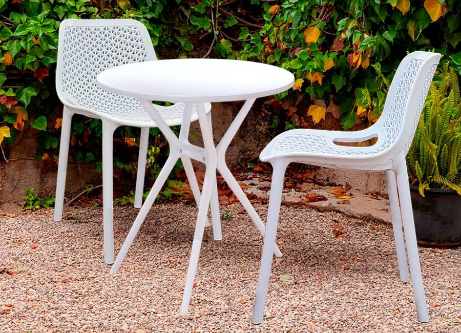 Set exterior blanco