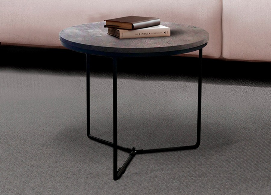 Mesa de centro Luna Pequeña con tapa 3D superresistente