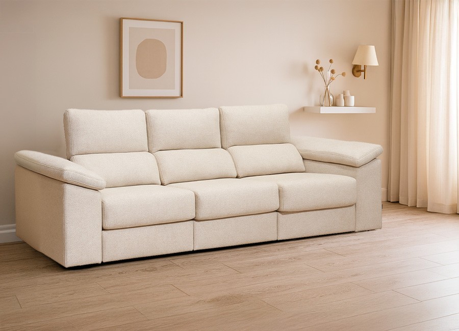 Sofá Riki 290 asientos deslizantes a suelo